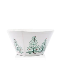 Vietri Lastra Holiday Medium Stacking Serving Bowl