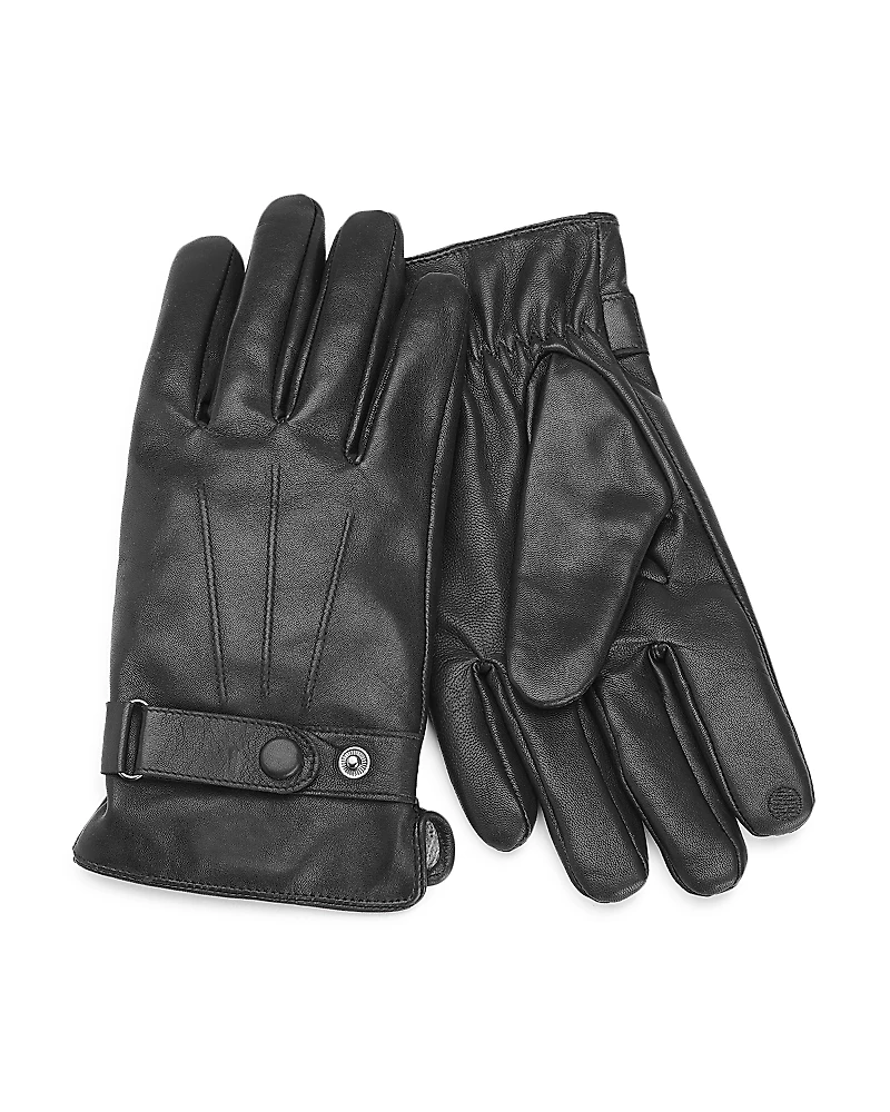 Royce New York Lambskin Leather Tech Gloves