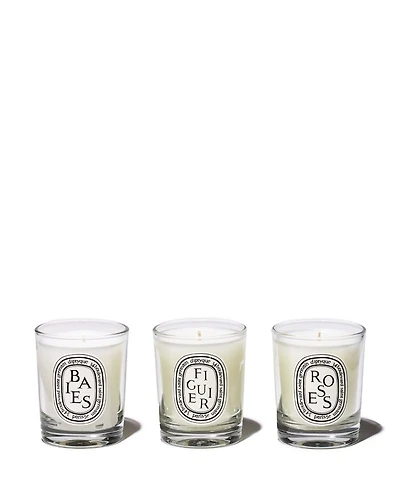 Mini Baies (Berries), Figuier (Fig) & Roses Candle Discovery Set