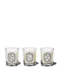Mini Baies (Berries), Figuier (Fig) & Roses Candle Discovery Set