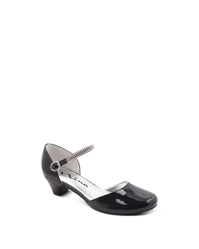 Girls' Cera Embellished D'Orsay Ankle Strap Flats - Little Kid, Big Kid