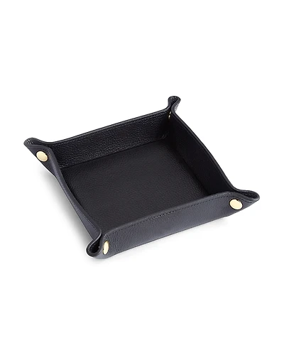 Royce New York Travel Leather Catchall Valet Tray
