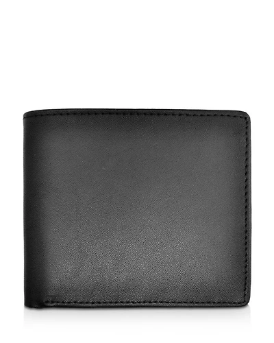 Leather RFID-Blocking ID Flap Bifold Wallet