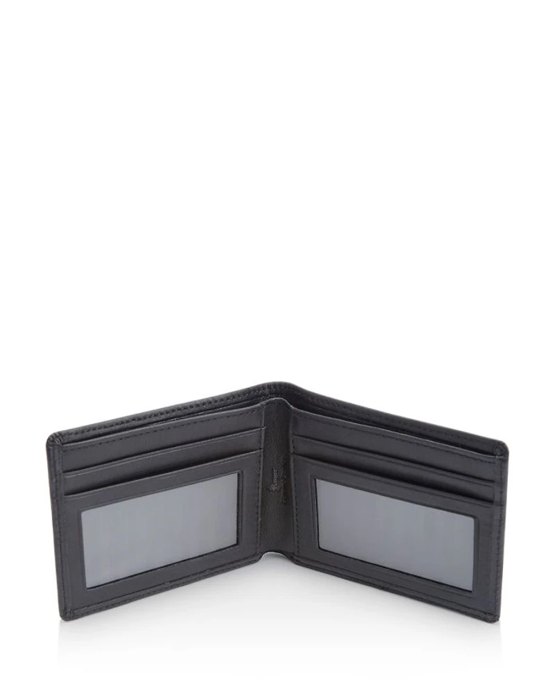 Leather RFID-Blocking Bifold Wallet