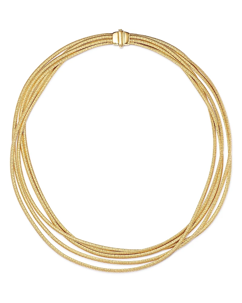 Marco Bicego 18K Yellow Gold Cairo Multi-Strand Collar Necklace, 17