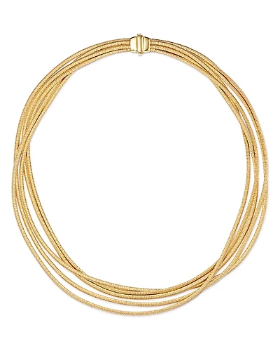 Marco Bicego 18K Yellow Gold Cairo Multi-Strand Collar Necklace, 17