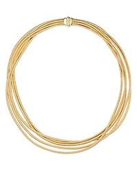 Marco Bicego 18K Yellow Gold Cairo Multi-Strand Collar Necklace, 17
