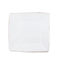 Vietri Melamine Lastra White Square Platter