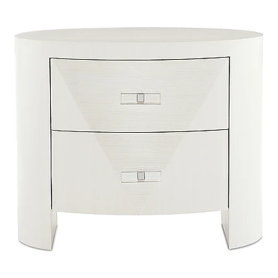 Bernhardt Axiom Oval Nightstand