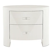 Bernhardt Axiom Oval Nightstand