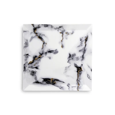 Prouna Marble Venice Fog Matzo Plate/Square Serving Platter