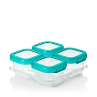 Tot 4-Piece Baby Blocks Freezer Storage Containers