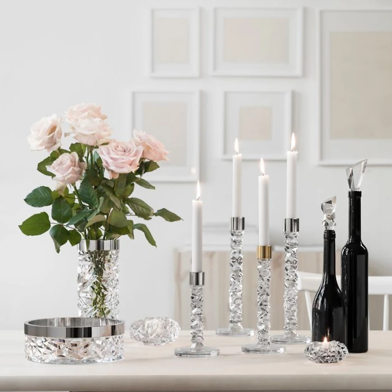Carat Candlesticks, Set of 2