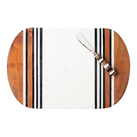 Juliska Stonewood Stripe Serving Board & Spreader