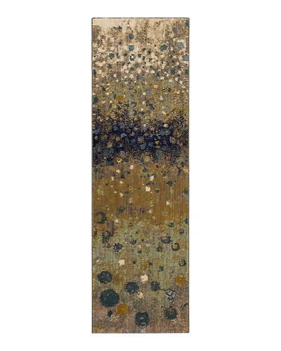 Enigma Torrent Runner Rug, 2'4" x 7'10"