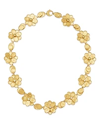 Marco Bicego 18K Yellow Gold Petali Diamond Collar Necklace, 17.5