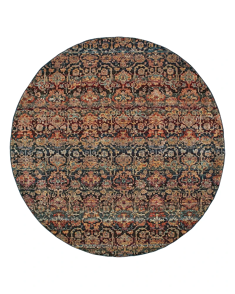 Oriental Weavers Andorra 6836C Round Rug, 7'10 x 7'10