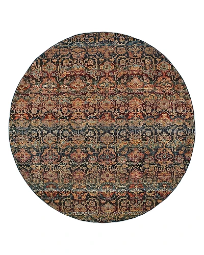Oriental Weavers Andorra 6836C Round Rug, 7'10 x 7'10