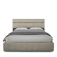Huppe Plank Short Upholstered Platform Queen Bed