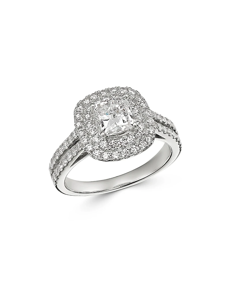 Bloomingdale's Fine Collection Cushion Cut Certified Diamond Engagement Ring