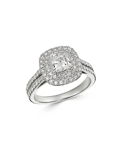 Bloomingdale's Fine Collection Cushion Cut Certified Diamond Engagement Ring