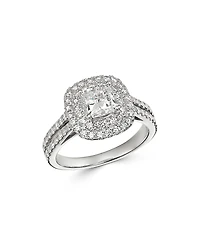 Bloomingdale's Fine Collection Cushion Cut Certified Diamond Engagement Ring