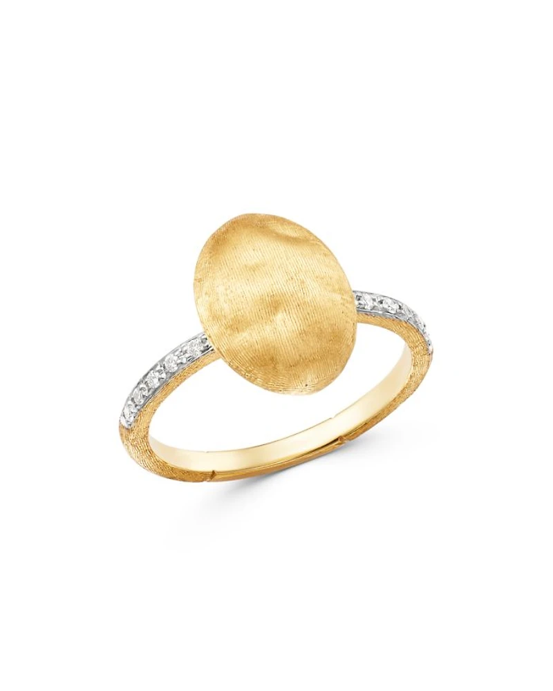 18K Yellow Gold Siviglia Diamond Ring - Exclusive