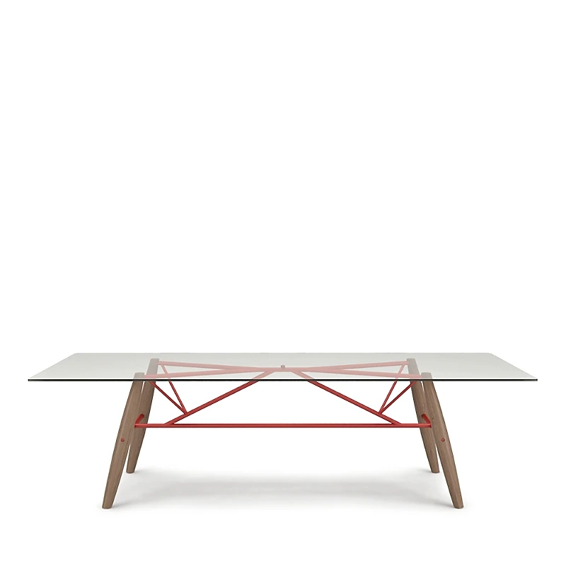 Huppe Connection 98 Glass Top Dining Table