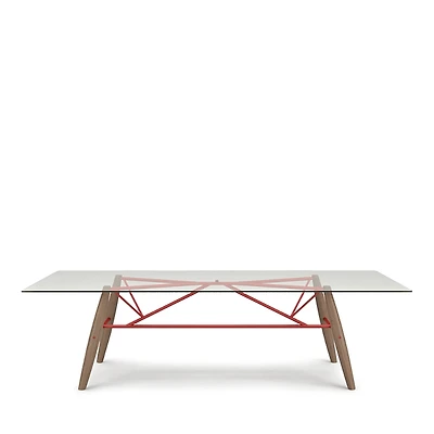 Huppe Connection 98 Glass Top Dining Table