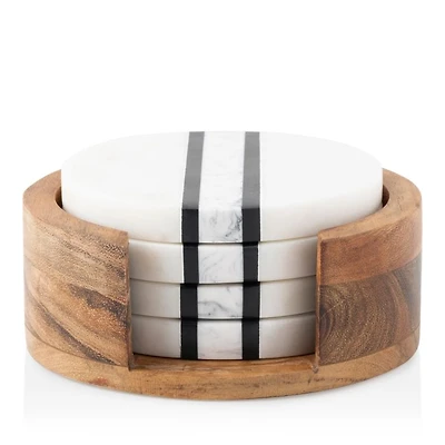 Stonewood Stripe Coaster Set