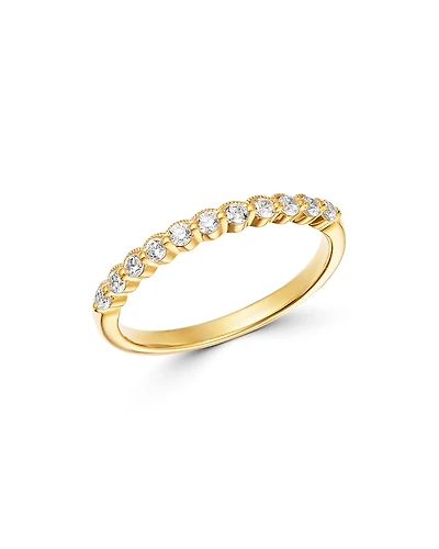 Bloomingdale's Fine Collection Diamond Milgrain Stacking Band