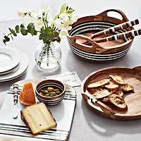 Stonewood Stripe Salad Server Set