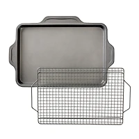 All-Clad Pro-Release Bakeware Half Sheet Pan with Cooling & Baking Rack