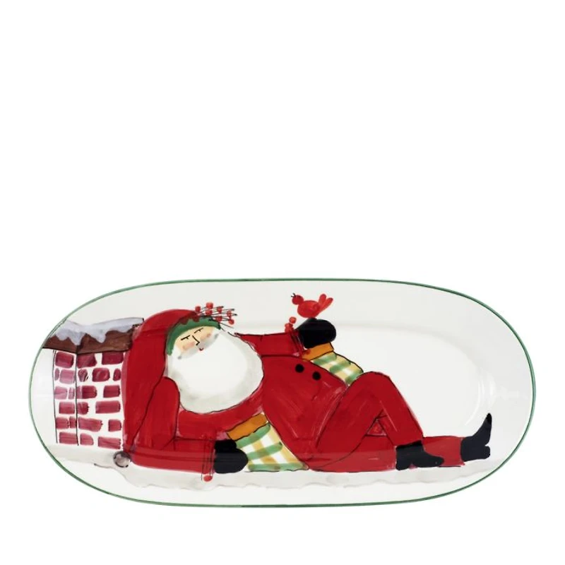 Old St. Nick Small Oval Platter