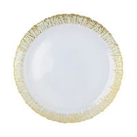 Rufolo Glass Round Platter