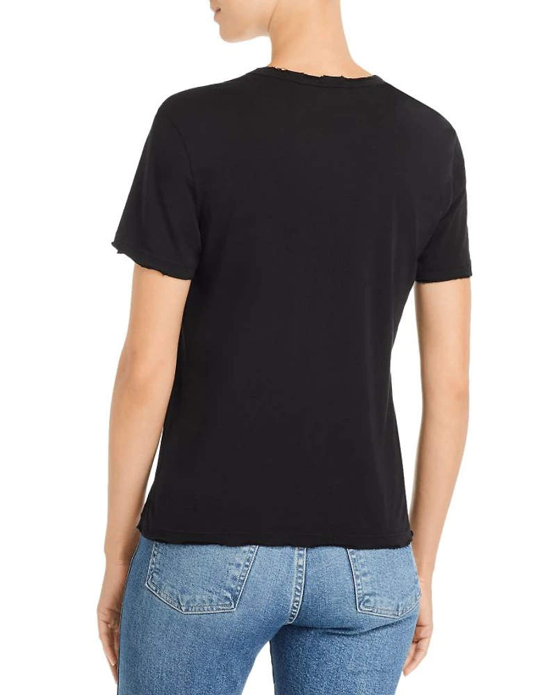 Distressed Crewneck Tee