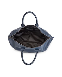 Leather Overnighter Duffel Bag