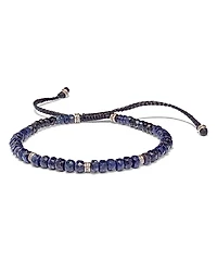 Jan Leslie Sapphire and Sterling Silver Bead Bracelet