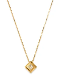 Roberto Coin 18K Yellow Gold Palazzo Ducale Diamond Pendant Necklace, 18