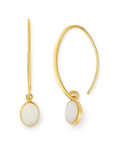 Bloomingdale's Fine Collection Opal Threader Earrings
