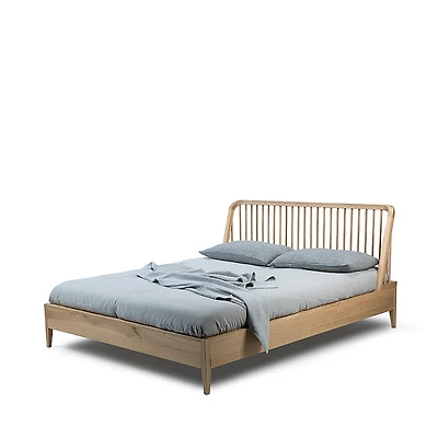 Ethnicraft Spindle Queen Bed, Oak