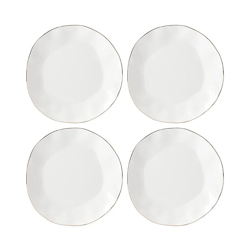 Lenox White Dinner Plates, Set of 4