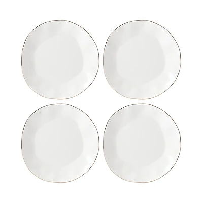 Lenox White Dinner Plates, Set of 4