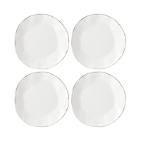 Lenox White Dinner Plates, Set of 4