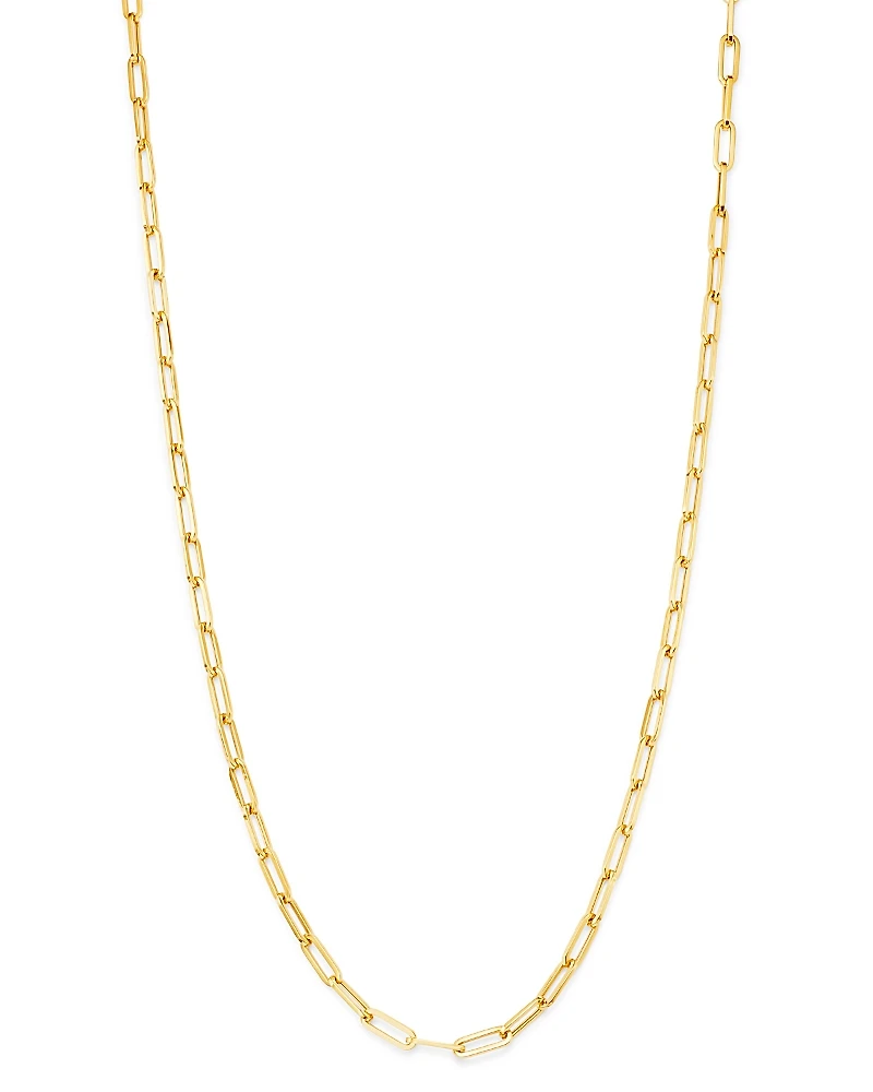 Bloomingdale's Fine Collection Paper Clip Link Chain Necklace