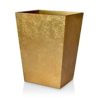 Mike and Ally Eos Silver Leaf Wastebasket