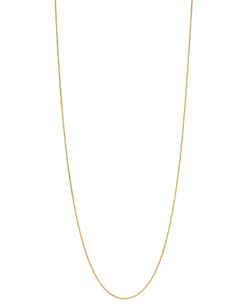 Bloomingdale's Fine Collection 14K Yellow Gold Solid Wheat Chain Necklace, 20