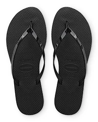 Women's You Metallic Slim Flip-Flops