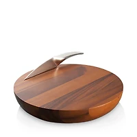 Nambe Harmony Cheese Board & Knife
