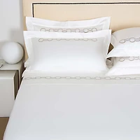 Frette Links Embroidery Standard Sham